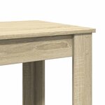 vidaXL Table de bar chêne sonoma 102x50x103 5 cm bois d'ingénierie