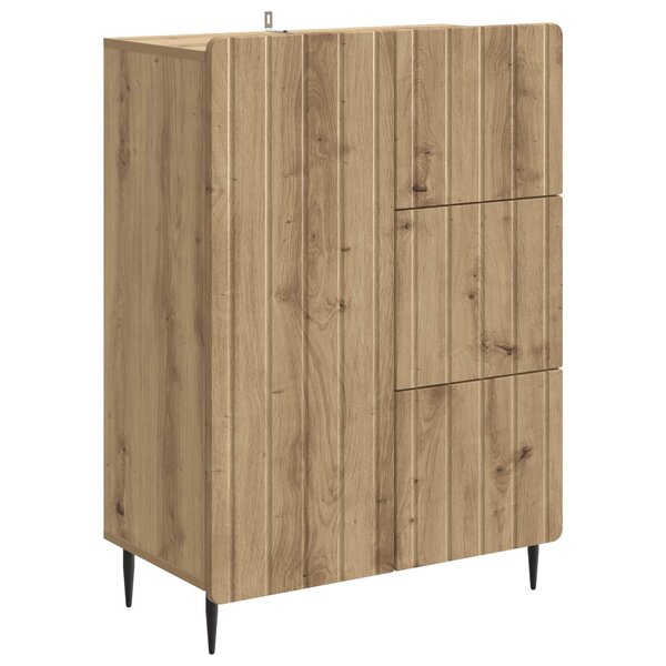 vidaXL Buffet Chêne artisanal 66 x 34 5 x 91 5 cm Bois d'ingénierie