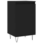 vidaXL Buffets 2 Pièces noir 40x35x70 cm bois d’ingénierie