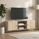 vidaXL Meuble TV Chêne Sonoma 150 x 31 x 50 cm Bois d'ingénierie