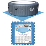 Bestway Protecteurs de plancher de piscine 8 Pièces Bleu 58220