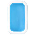 Bestway piscine gonflable rectangulaire 262x175x51 cm bleu et blanc