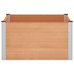 vidaXL Jardinière surélevée Marron 100 x 100 x 54 cm