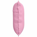 vidaXL Coussin de Dos Rose 60 x 19 x 50 cm tissu