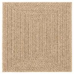 vidaXL Tapis ZIZUR beige 240x240 cm aspect de jute intérieur extérieur