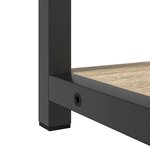 vidaXL Ensemble de mobilier de salle de bain 3 Pièces Chêne sonoma
