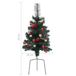 vidaXL Sapins de Noël artificiels d'allée 2 Pièces 76 cm PVC