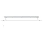 vidaXL Auvent Rétractable Marron 400 x 200 cm Polyester et Aluminium