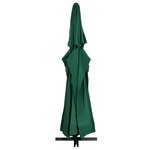 vidaXL Parasol de jardin avec mât en aluminium 600 cm vert