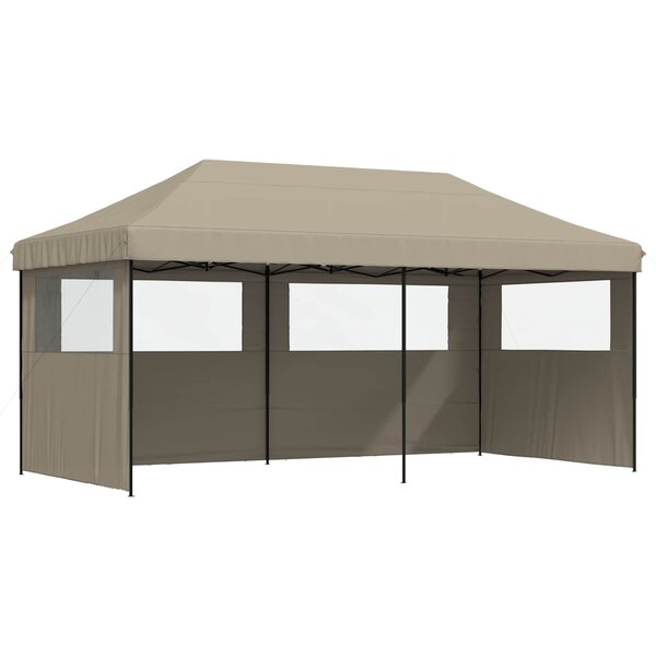vidaXL Tente de fête 292 x 580 x 315 cm Taupe Tissu Oxford