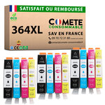 CARTOUCHE 364XL - lot de 12 Compatibles avec HP- COMETE Entreprise française