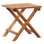 vidaXL Chaise longue avec table Résine tressée et bois d'acacia massif