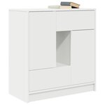 vidaXL Buffet avec tiroirs et portes blanc 70 5x34x74 5 cm