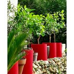 BAC GRANIT ROND 30 ROUGE
