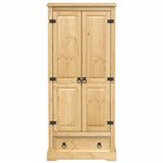 vidaXL Garde-robe Corona 76x50x170 cm bois de pin massif
