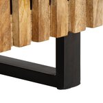 vidaXL Table basse 100x55x40 cm bois de manguier massif brut