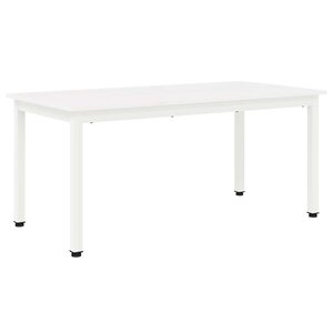 vidaXL Table basse Blanc 100 x 50 x 45 cm Bois de pin massif