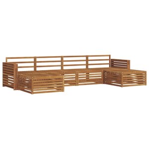 vidaXL Ensemble de canapés d'extérieur 6 pc Naturel