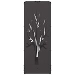 vidaXL Portant de bois chauffage noir 40x30x80 cm