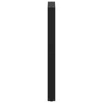 vidaXL Pieds de table de bar en U 2 pièces Noir 40 x (100-101) cm Acier