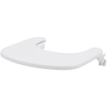 Chaise haute évolutive 3 en 1 LEMO 2 - Blanc - Réglable hauteur et profondeur - Set bébé