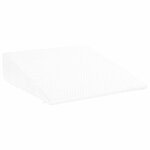 vidaXL Coussin en coin Uni Blanc 69 x 64 x 19 cm