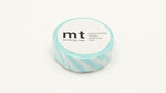 Masking tape mt rayures aqua - stripe mint blue