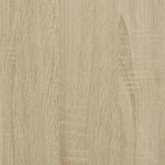 vidaXL Meuble TV chêne sonoma 270x40x46 cm bois d'ingénierie