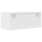 vidaXL Meubles TV 2 Pièces blanc 60x31x25 5 cm bois d'ingénierie