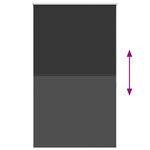 Store enrouleur occultant 100 x 175 cm noir