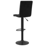 vidaXL Tabourets de bar lot de 2 noir velours