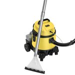 Clatronic aspirateur à shampoing sec et humide bss 1309 jaune 1200 w