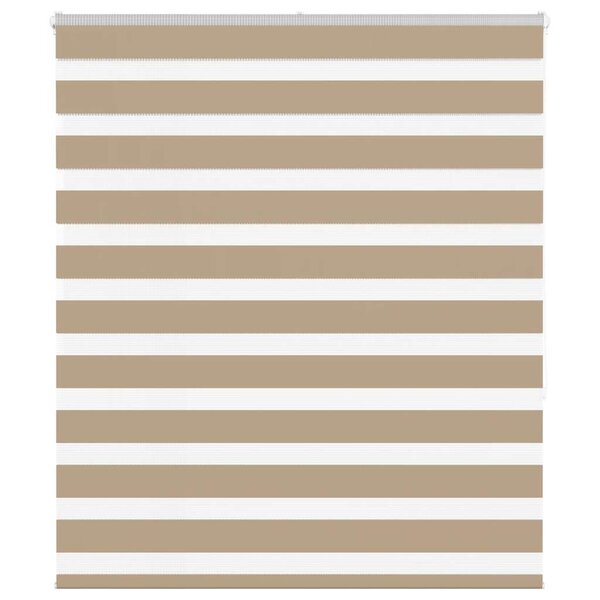 vidaXL Store zèbre marron sable largeur du tissu 120 9 cm polyester