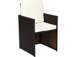 Lot de 2 fauteuils Chicago - "Buffalo" - Marron