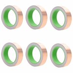 vidaXL Ruban en Cuivre Double Face 6 Pièces Cuivre 2000 x 3 cm Cuivre