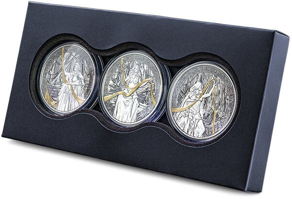 Monnaie TRIUNE Norns Set 3x1 Oz Argent 5 Marks Germania 2026 (PRÉCOMMANDE)