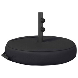 vidaXL Base de parasol de patio 53 x 53 x 40 cm Acier Noir