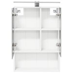 vidaXL Armoire Miroir de Salle de Bain Blanc 50 x 14 5 x 70 cm