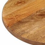 vidaXL Dessus de table 110x40x2 5 cm ovale bois massif de manguier
