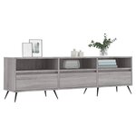 vidaXL Meuble TV sonoma gris 150x30x44 5 cm bois d'ingénierie