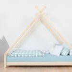 Lit tipi enfant TAHUKA 120 x 190 bleu marine