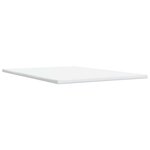vidaXL Sommier à lattes de lit avec matelas Marron foncé 160x200 cm