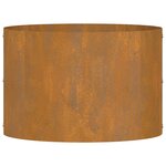 vidaXL Anneau de jardinière 5 Pièces Marron 30 x 30 x 20 cm Acier Corten