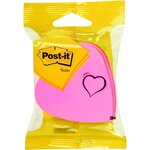 Bloc note repositionnable 'Coeur' 70x70 mm 225 feuilles POST-IT
