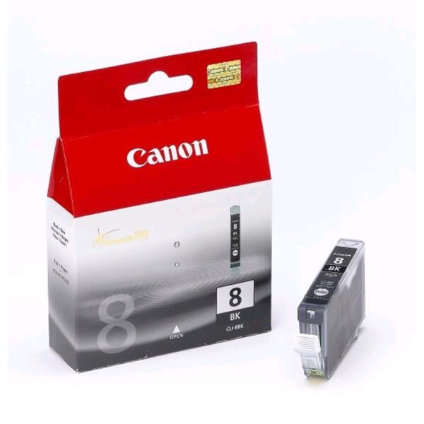 Cartouche jet d'encre originale cli-8 bk 13 ml blist. Noir canon