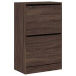 vidaXL Armoire à chaussures chêne marron 60x34x96 5 cm bois ingénierie