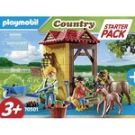 Playmobil - 70501 - starter pack box et poneys