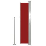 vidaXL Auvent latéral rétractable 140 x 300 cm Rouge