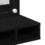 vidaXL Armoire Miroir Chêne noir 62 x 31 5 x 62 cm Bois d'ingénierie
