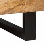 vidaXL Table basse Naturel 80 x 50 x 40 cm Bois de mangue massif